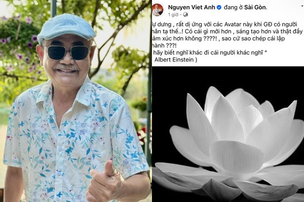 NS Việt Anh: “Ý tôi là nếu nhà có người tạ thế thì nên đăng cáo phó, để mỗi hình đen xì ai biết là ai”