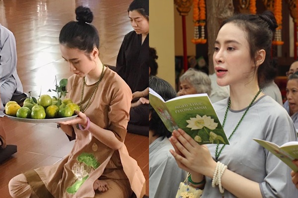 Angela Phương Trinh: Không có chuyện vì đến chùa cúng dường mà tôi nợ nần tài chính